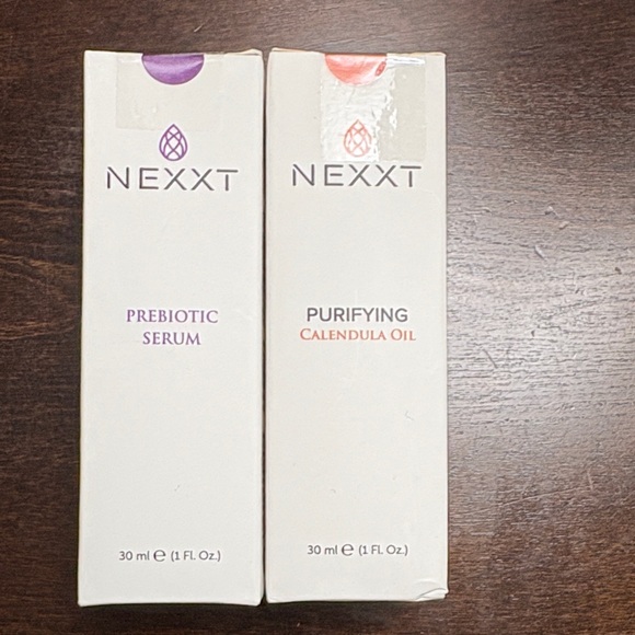 NEXXT Prebiotic Serum and Purifying Calendula Oil Set BRAND NEW